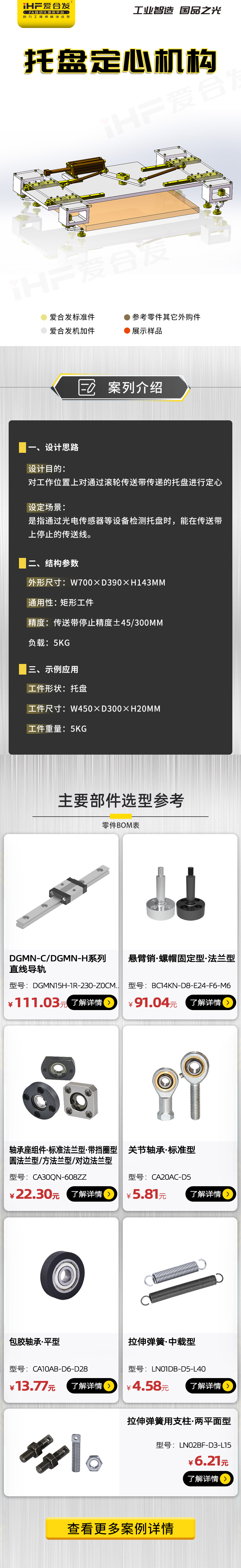 愛合發(fā)：案例分析，托盤定心機構